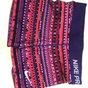 Colorful Nike Pro Spandex